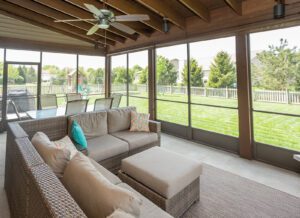 heavenly decks adds ceiling fans to sunrooms